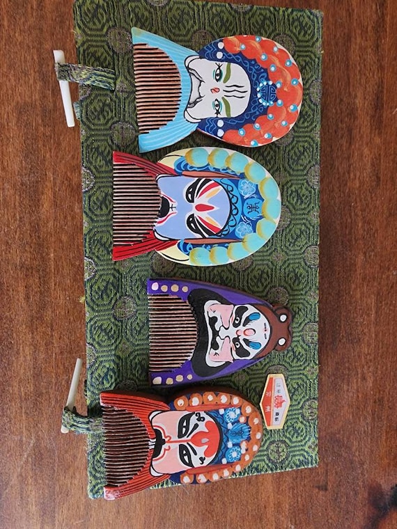 Japanese Combs, Box of Four Unique Designs - Etsy display picture 3