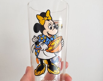 Szklanki kolekcjonerskie Disney Pepsi z 1978 r.: Myszka Minnie, Daisy i Donald, Horacy i Klarabella