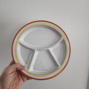 Bandeja divisoria para fondue vintage