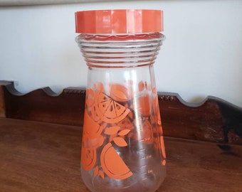 Glass Lemonade Pitcher with Pour Lid, 24 Ounces