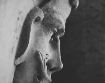 The face of a gargoyle
