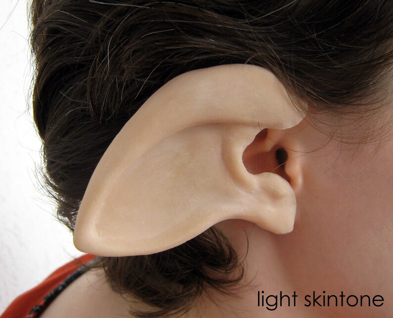 Faun Ears latex animal ears for pan, satyr, deer, saga elf cosplay and LARP
