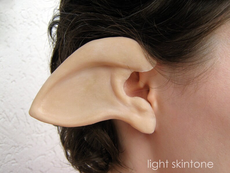 Faun Ears latex animal ears for pan, satyr, deer, saga elf cosplay and LARP
