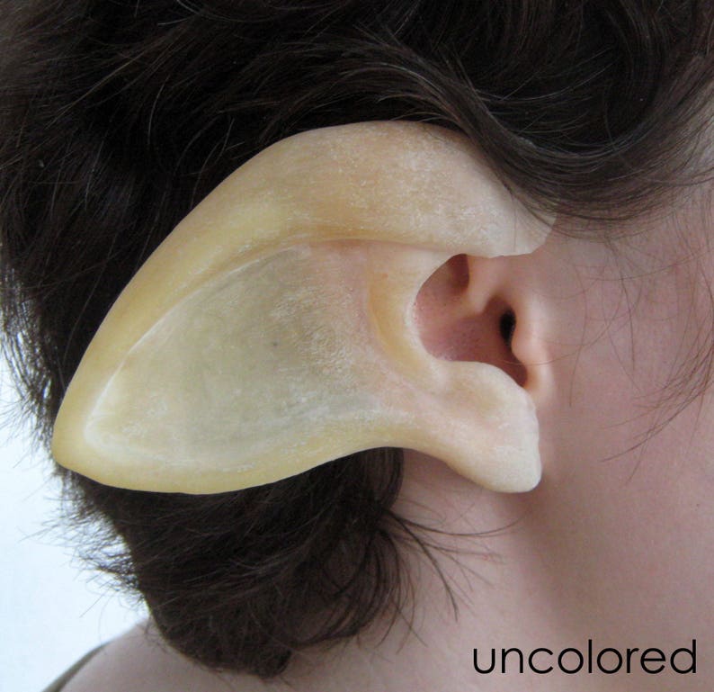 Faun Ears latex animal ears for pan, satyr, deer, saga elf cosplay and LARP