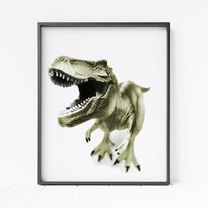 t-rex print, dinosaur wall decor, tyrannosaurus rex PRINTABLE nursery art, dinosaur print