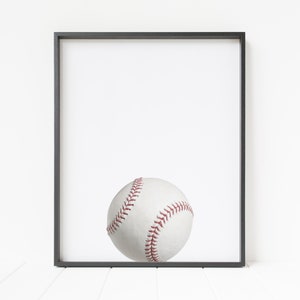Baseball Druck, Baseball Wandkunst, Sport Dekor, Baseball Dekor, minimalistische Baseball Wanddekoration, Farbball Druck