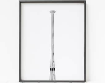 baseball bat print, sports decor, sports print, baseball decor, sports fan gift