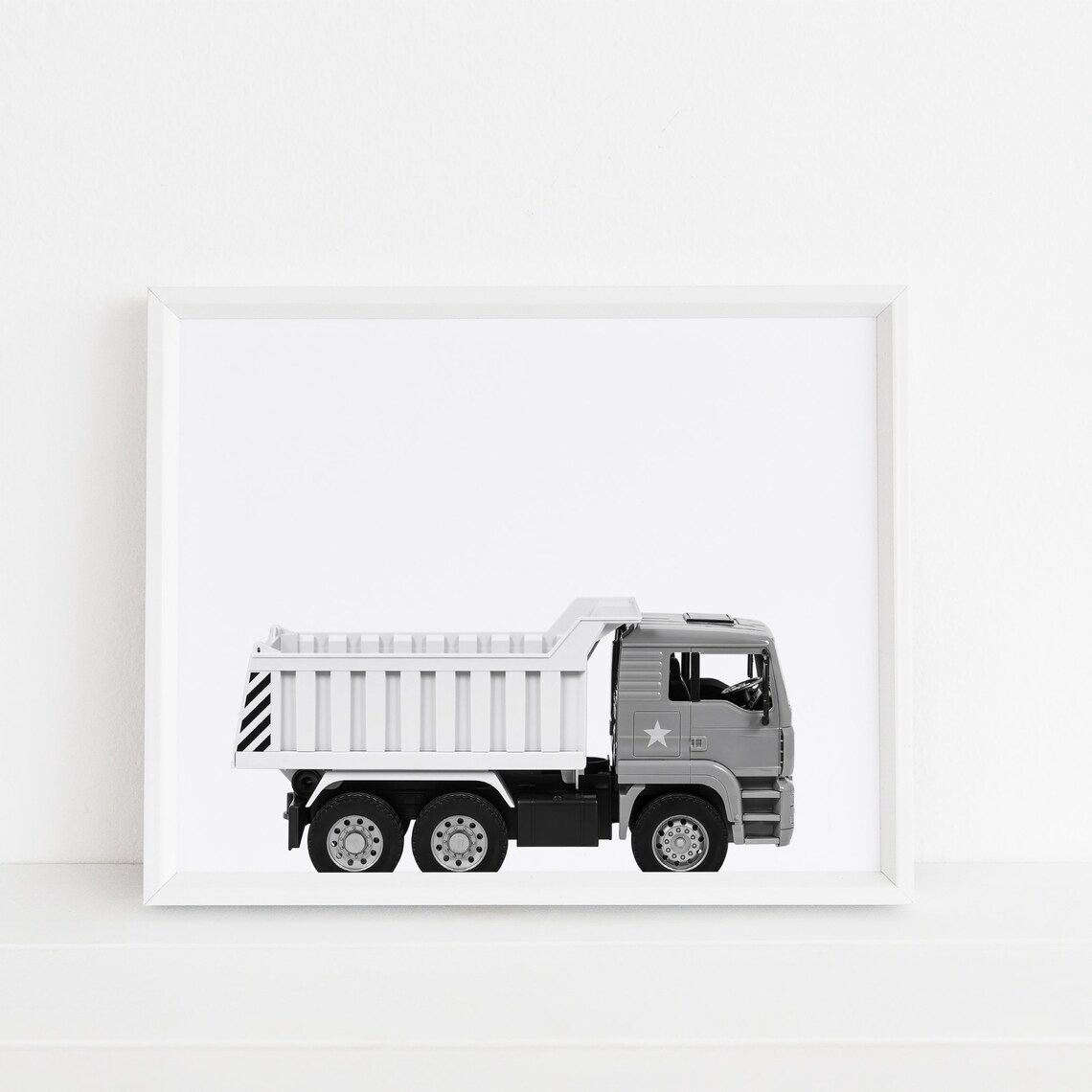Dump Truck Print Construction Print Construction Truck Etsy UK