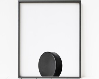 hockey puck print, hockey puck wall art, hockey decor, hockey gift, sports decor, sports wall decor, sports wall art