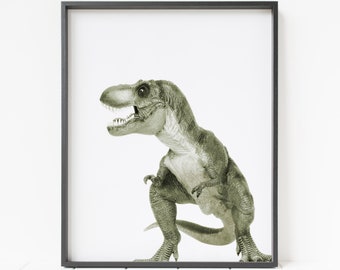 tyrannosaurus rex print, dinosaur print, t-rex wall art, dinosaur decor, dinosaur nursery art