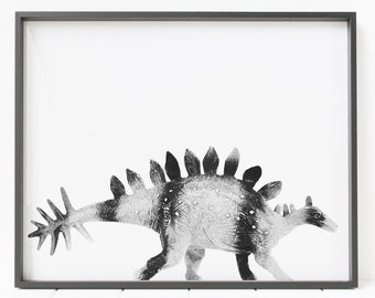 Stegosaurus Print, Dinosaur Wall Art, Dinosaur Print, Dinosaur Nursery Decor, Printable Stegosaurus
