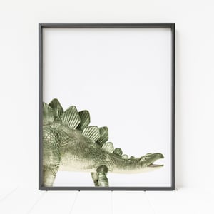 stegosaurus print, dinosaur print, dinosaur wall art, dinosaur nursery decor, dinosaur decor