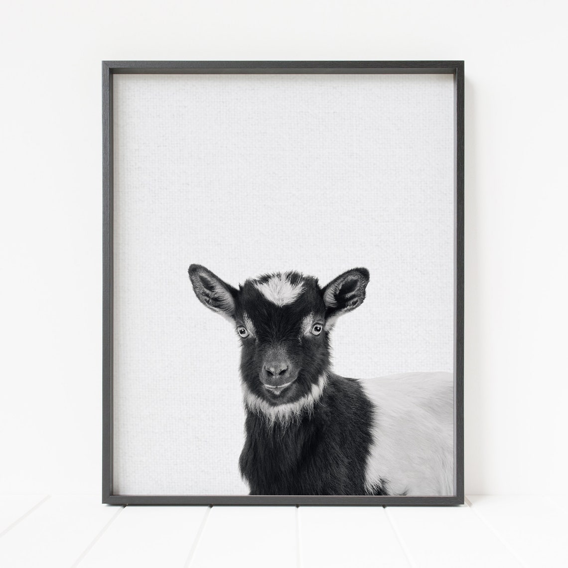 Goat Print Goat Nursery Art PRINTABLE Goat Wall Art Farm Etsy