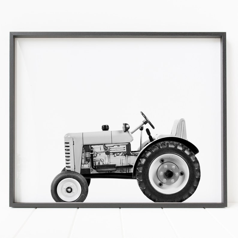 Tractor Print Tractor Wall Art Nursery Decor Farm Print Etsy