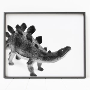 stegosaurus print, dinosaur print, dinosaur wall art, nursery decor, children&#39;s room art