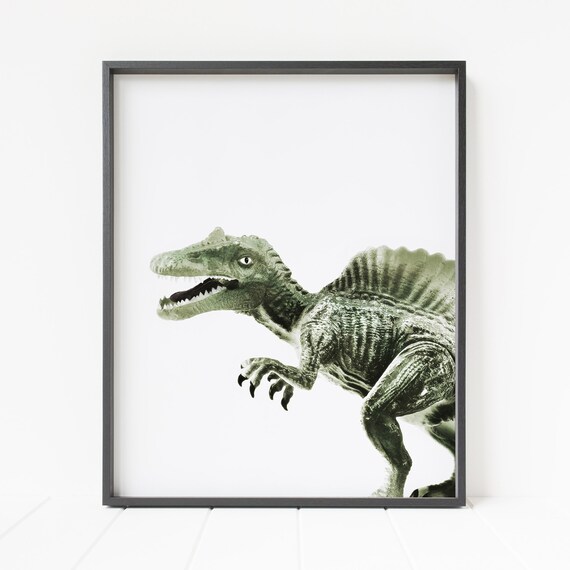 spinosaurus dinosaur print, dinosaur decor, dinosaur nursery art, printable dinosaur wall art