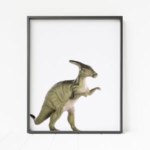 dinosaur print, parasaurolophus art, dinosaur wall art, nursery wall decor, printable art