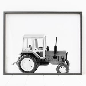 tractor print, tractor wall decor, tractor decor, nursery wall art, minimalist nursery art
