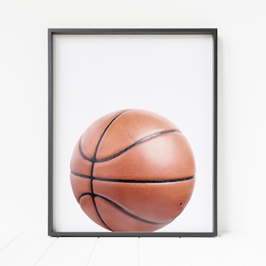 Basketball-Print, Basketball-Wanddekor, Basketball-Dekor, Sport-Wanddekor, Sport-Fankunst, Basketball-Wandkunst