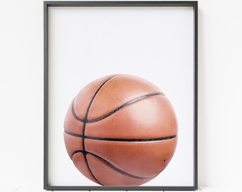 basketball print, basketball wall decor, basketball decor, sports wall decor, sports fan art, basketball wall art