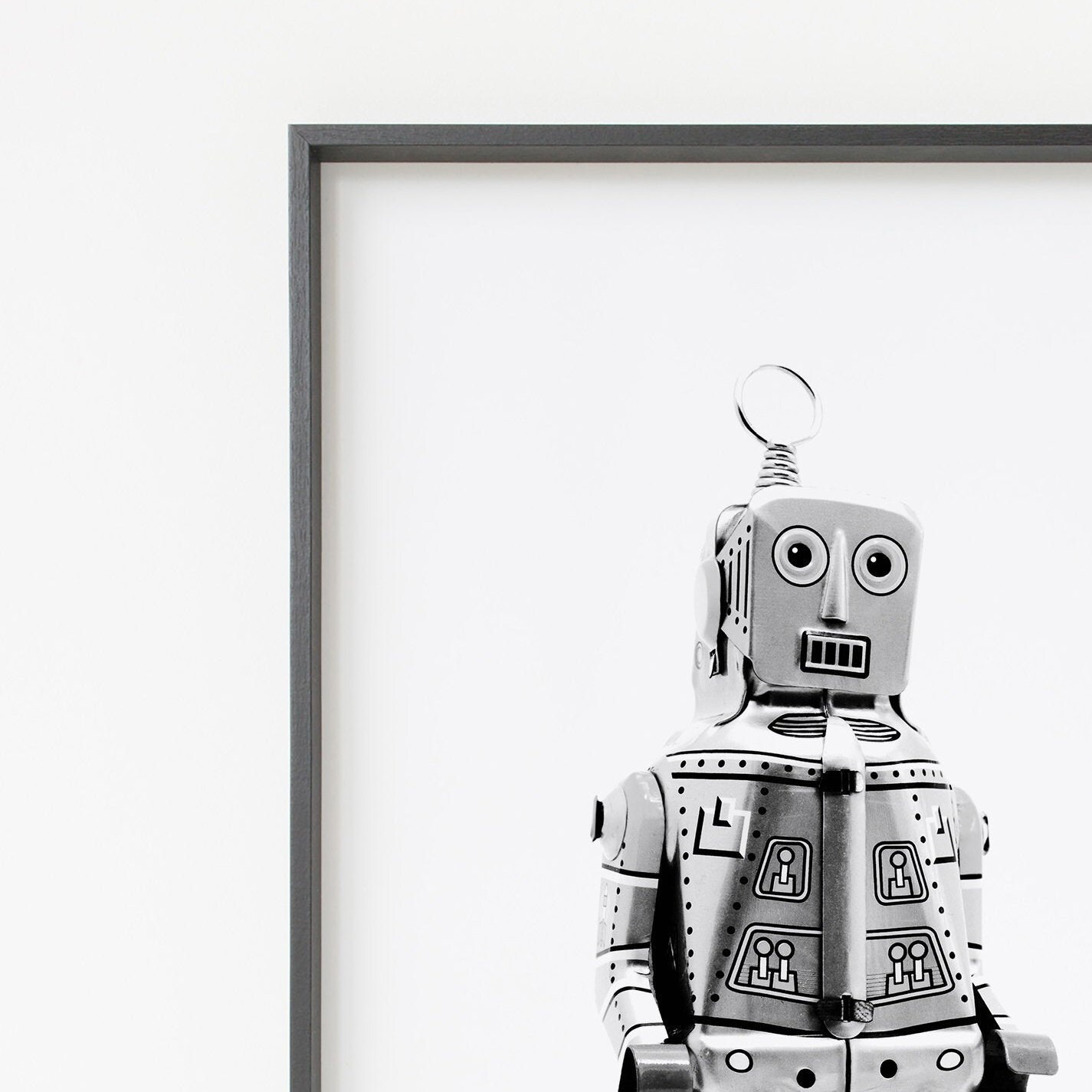 Robot Nursery Art Retro Robot Print Robot Photograph Robot Etsy