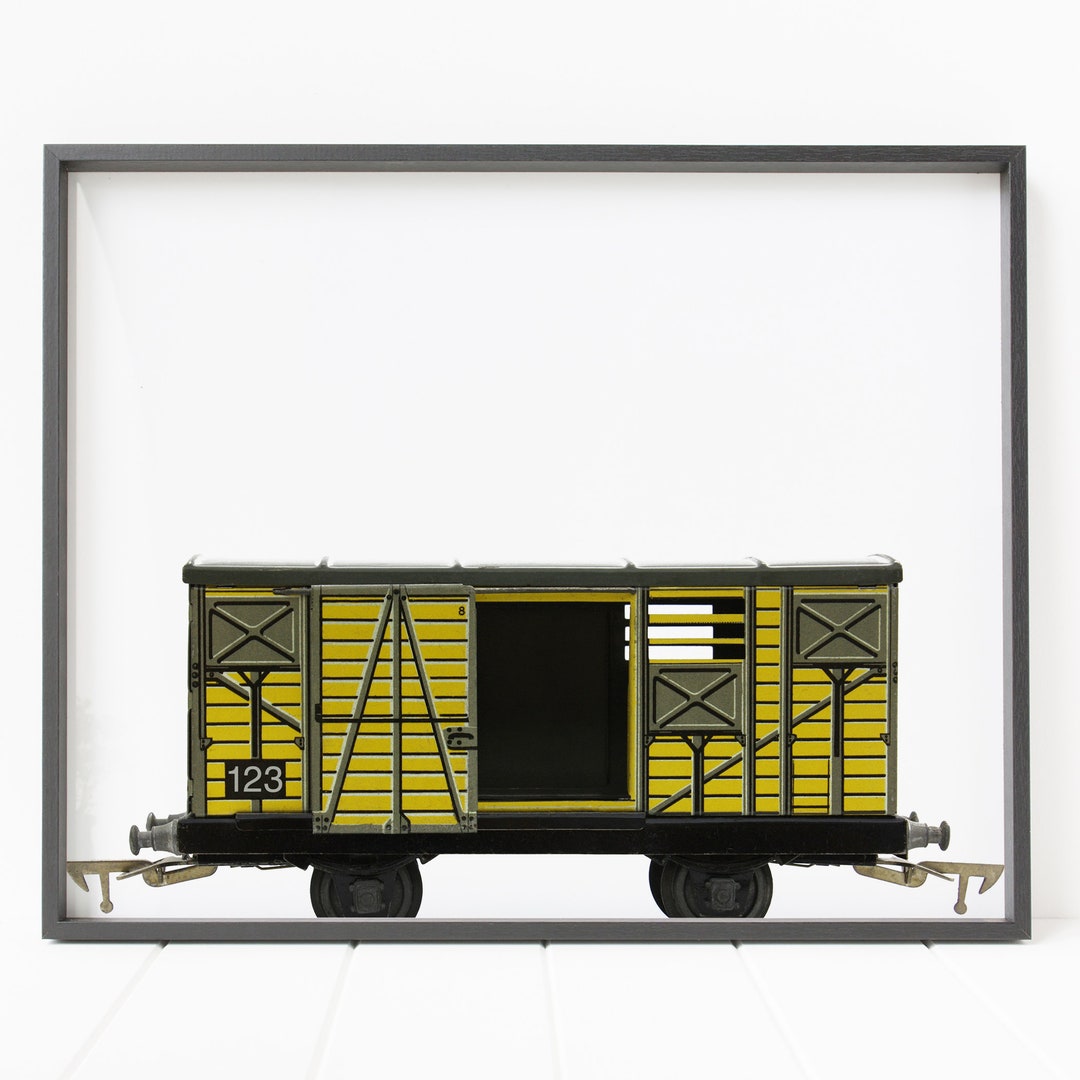 Train Print, Boxcar Print, Train Decor, Nursery Wall Art, Boys Room