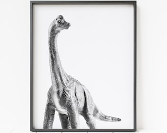 dinosaur wall decor, dinosaur wall art, dinosaur print, longneck print, brachiosaurus, apatosaurus, brontosaurus, nursery art, kid&#39;s room