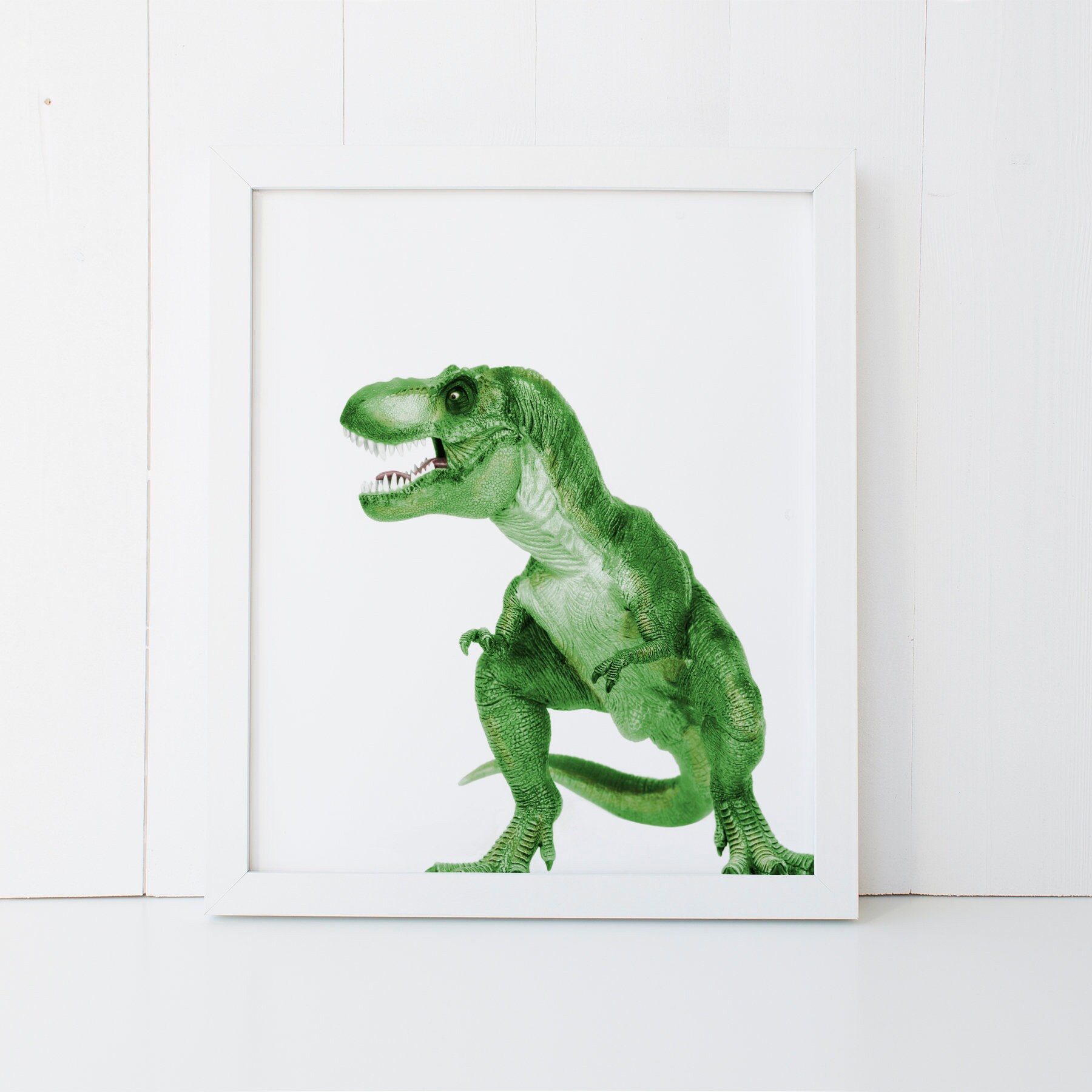 T Rex Print Tyrannosaurus Rex Printable Wall Art Bright | Etsy