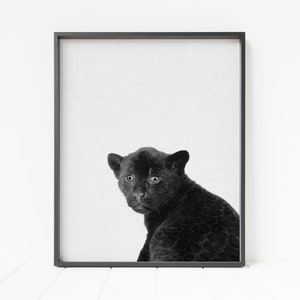 baby jaguar print, printable jaguar, minimalist nursery art, jaguar wall decor, nursery animal