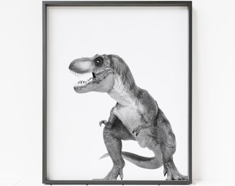 t-rex print, dinosaur wall decor, tyrannosaurus rex PRINTABLE nursery art, dinosaur gift