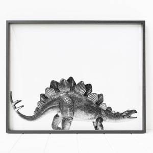 dinosaur print, stegosaurus print, nursery decor, dinosaur wall art, dinosaur poster