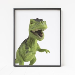 t-rex print, dinosaur print, dinosaur wall decor, dinosaur photo
