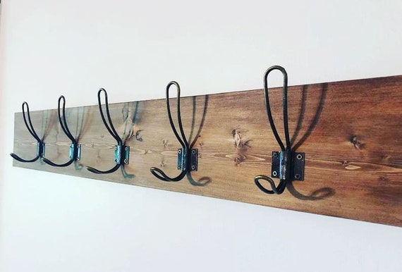 Bauernhaus Mantel Rack Wandhalterung Garderobe Rustikal Moderne Garderobe Rack Eingang Mantel Rack Holz Hut Mantel Handtuch Aufhanger Mudroom