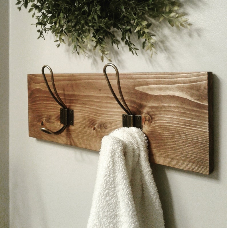 His And Hers Towel Hooks Double Hook Towel Rack Farmhouse Bathroom Hooks Robe Hooks