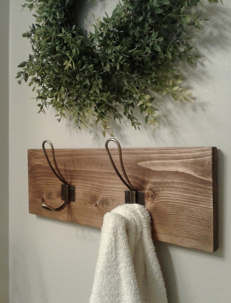 His And Hers Towel Hooks Double Hook Towel Rack Farmhouse Bathroom Hooks Robe Hooks