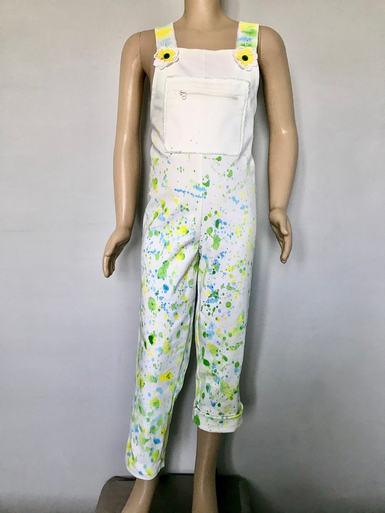 Upcycling-Overall for girls girls slacks summer pants girls size 122-134
