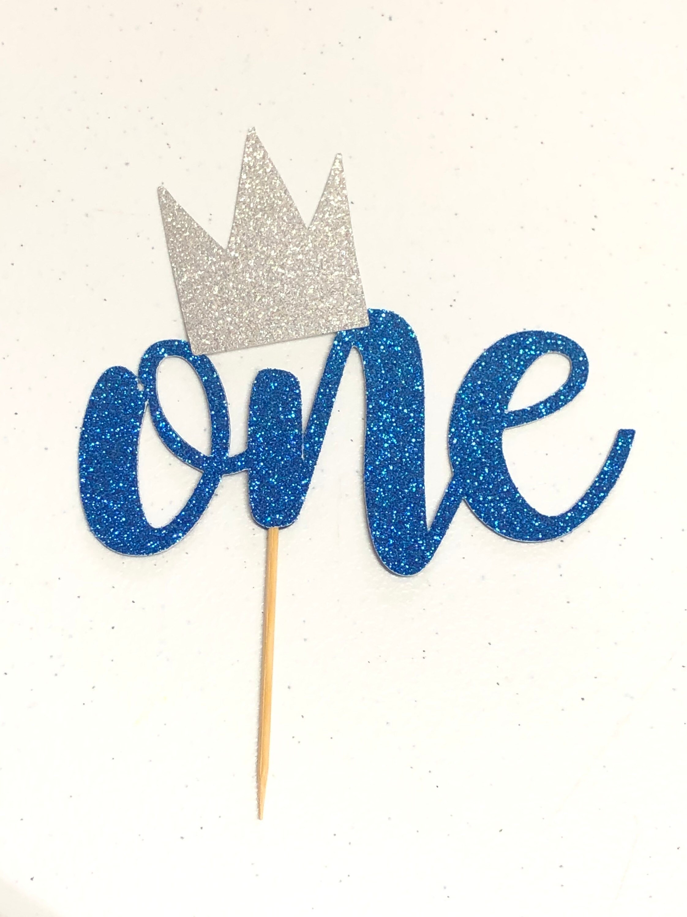 Wild One Cake Topper / First Birthday Party Decoration / Glitter Cake ...