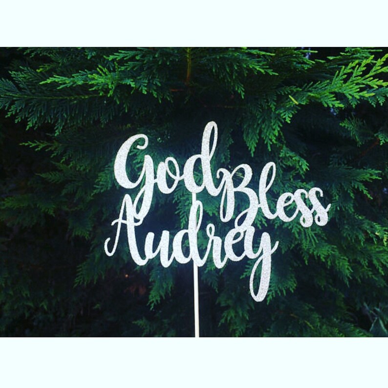 Custom glitter cake topper any phrase funny saying Etsy