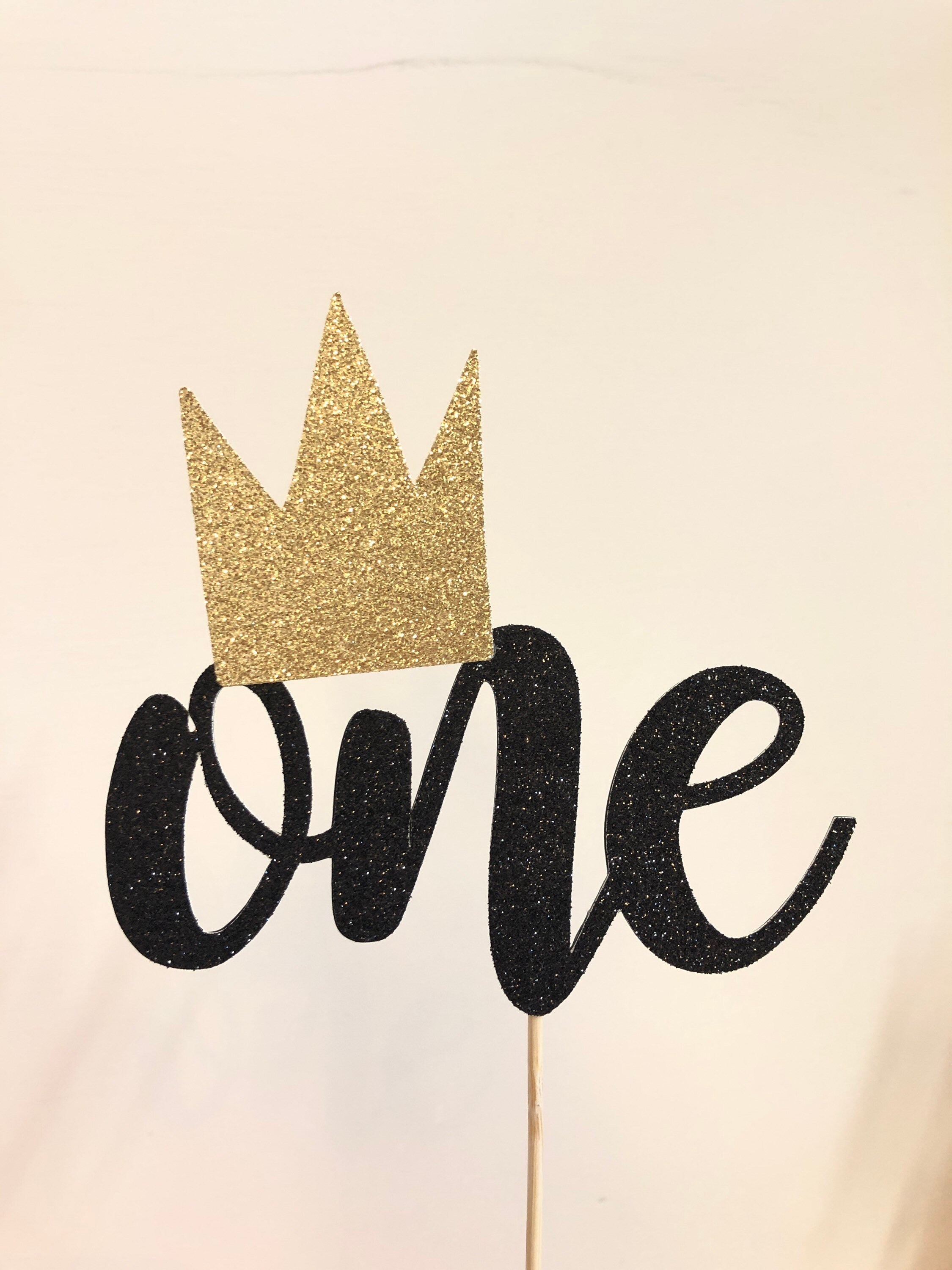 Wild One Cake Topper / First Birthday Party Decoration / Glitter Cake ...