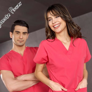 Personalized Scrub Set | Nurse Uniform | Medical Uniform | V-neck Unisex | PAGE3