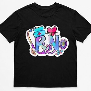 Dessin à la main d'une infirmière diplômée | Pour autocollant, autocollant infirmière, motif de t-shirt, mug (sans IA) image 3