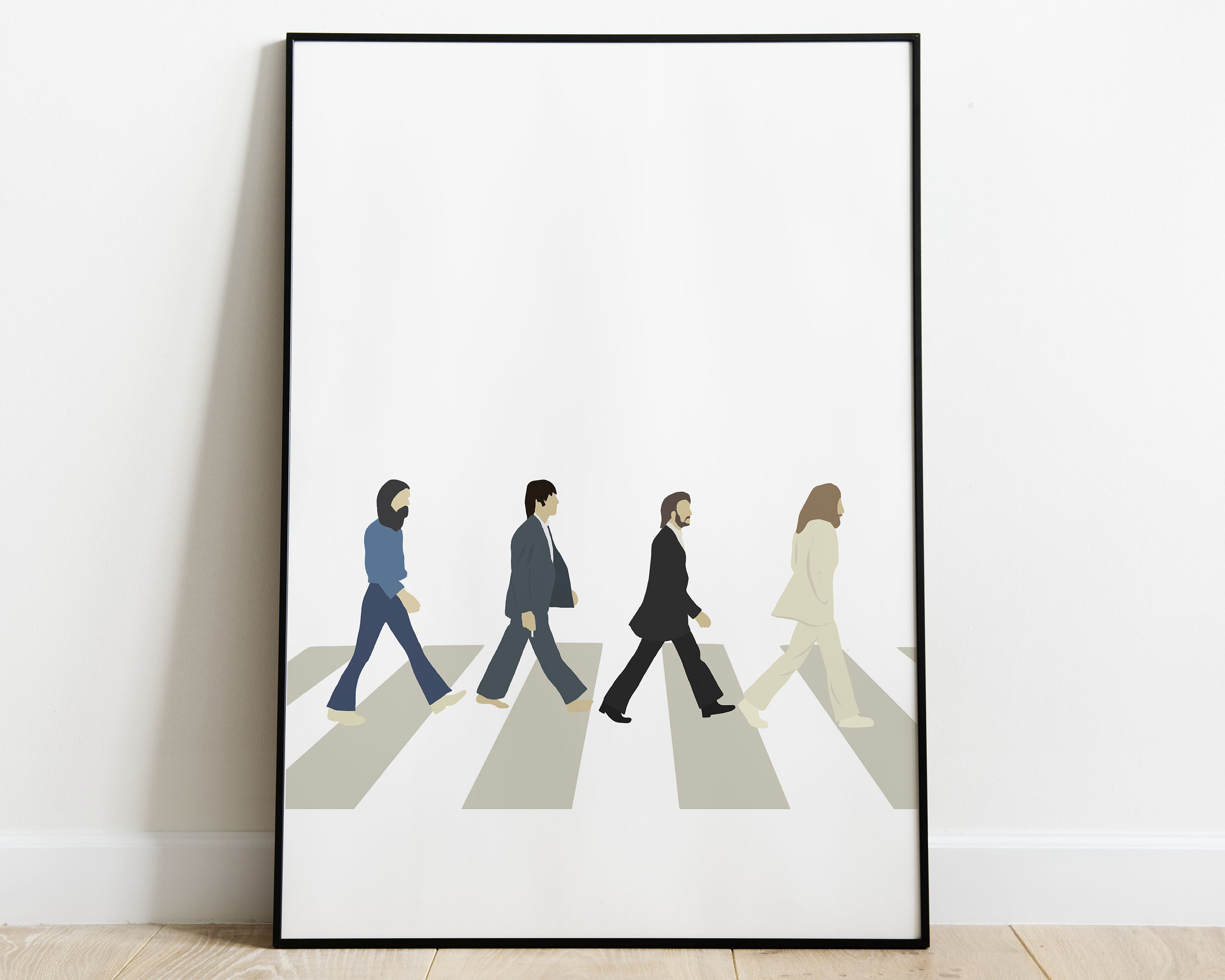 Beatles Abbey Road Art DIGITAL DOWNLOAD Minimalist - Etsy 日本