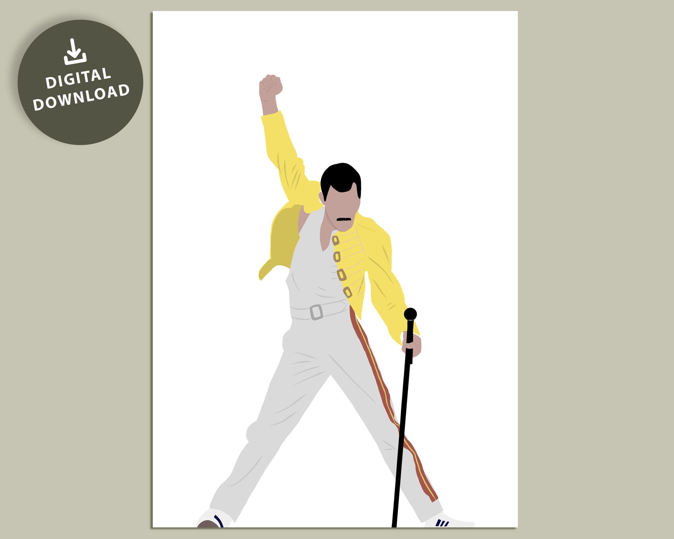 Discover Freddy Mercury Poster, Queen Band Decor