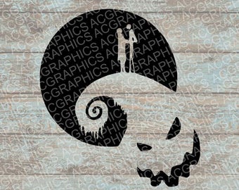 Nightmare Before Christmas SVG, DXF, Jpeg, and Studio Downloads