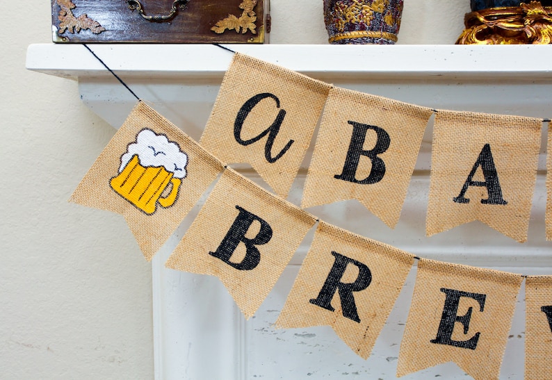 Baby is brewing,Coed Baby Shower A BABY is BREWING Burlap Banner Couples Baby Shower decor. Baby Shower party,Burlap Banting Welcome Baby