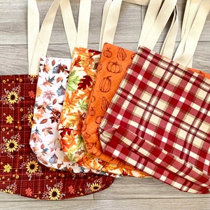 Canvas Tote Bag/Canvas Grocery Bag/Reusable Grocery Bag/Reusable Shopping Bag/Canvas Tote/Fall Tote Bag/Autumn Tote Bag