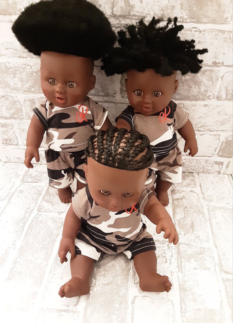 brown baby boy doll