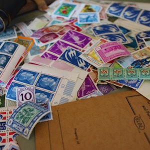 LOT Over 100 Stamps From 20th Century