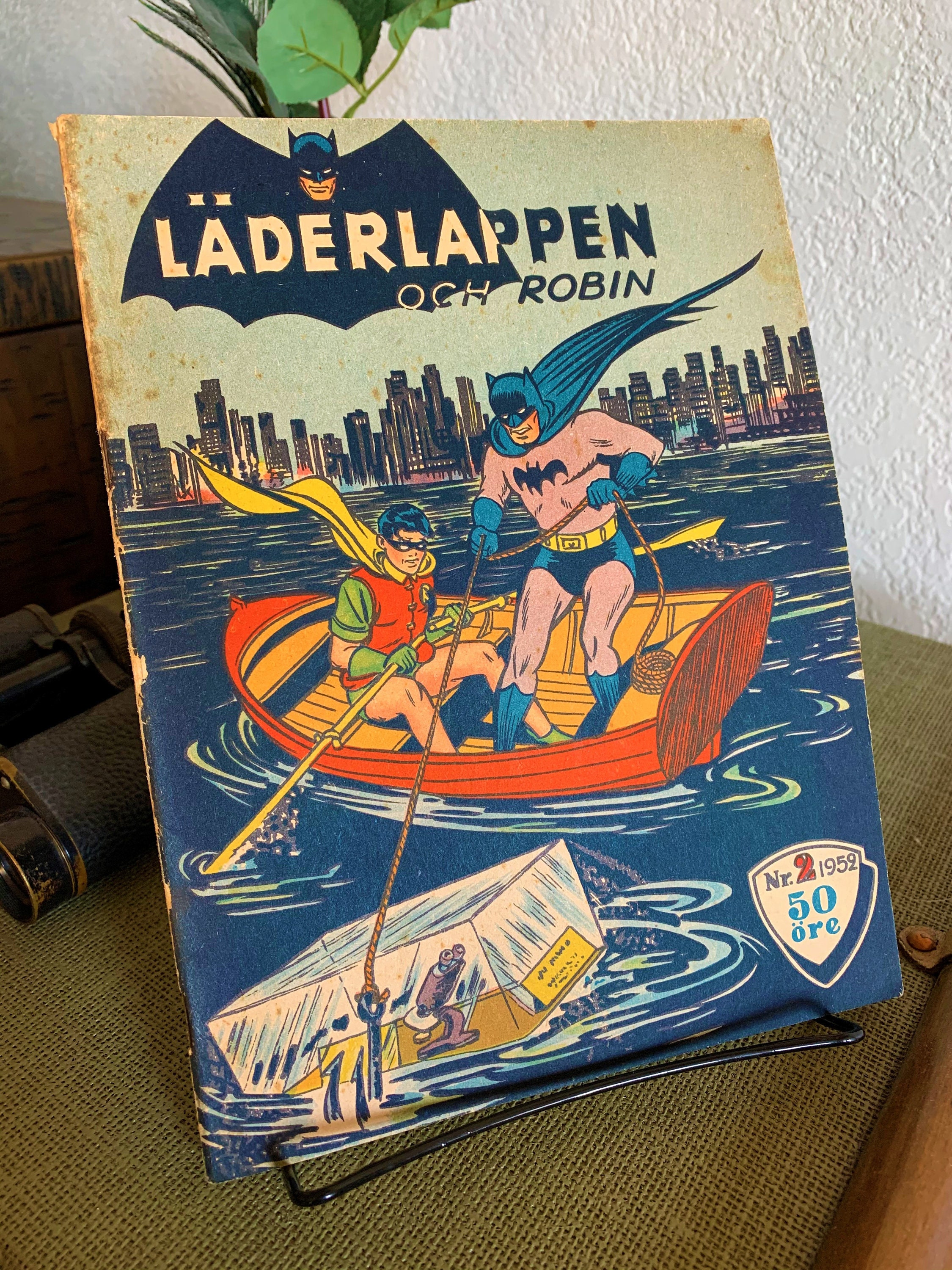 Swedish Batman and Robin Comic 2 Ladderlapen 1952 - Etsy Canada