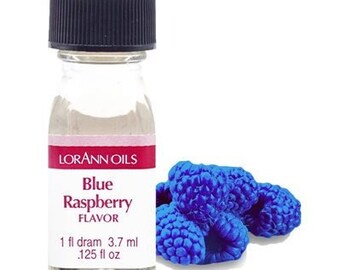 BLUE RASPBERRY Super Strength Flavor, 1 Dram by LorAnn, Ideal for Candy Making